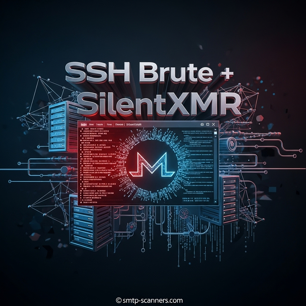 SSH Brute Force + SilentXMR Miner 3.46.2025